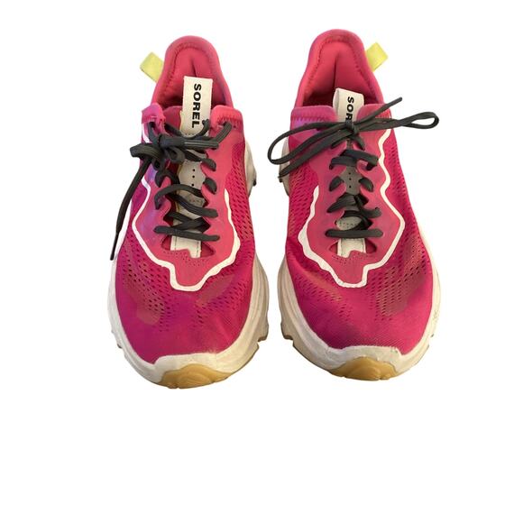Sorel Kinetic Breakthru Day Lace Cactus Pink & Jet Sz 7.5 - Picture 2 of 9